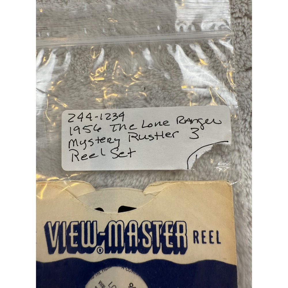 Vintage View-Master Reel Set Lone Ranger Mystery Rustler 1956 Sawyer's 3D - Picture 6 of 6